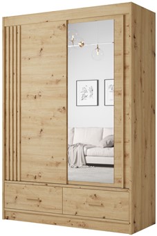 CA1-15 szafa przesuwna z szufladami lustrem do sypialni przedpokoju artisan