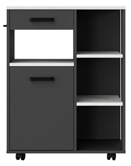 meble kuchenne LINDA roller 70 szafka kawiarka kredens antracyt beton smart