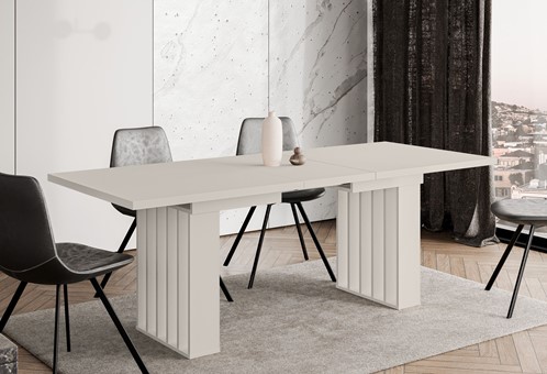 CO1 nowoczesny stół rozkładany do salonu kuchni jadalni 160/240x80 cashmere