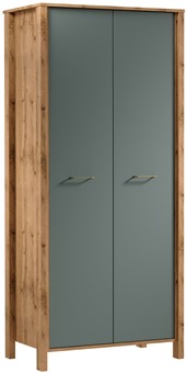 meble INDYGO S2D szafa dwudrzwiowa do przedpokoju salonu sypialni wotan zie