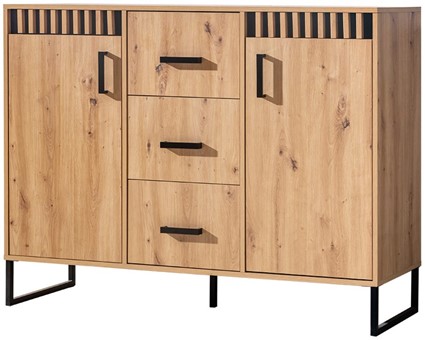 meble LAMELIX 05 komoda z szufladami loft lamele