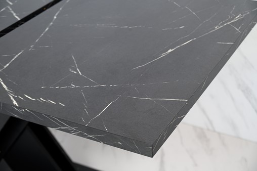 MASIV nowoczesny stół rozkładany do salonu jadalni 120x80 marmur roy czarny