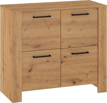 meble DELIS 04 komoda szafka z drzwiami do salonu sypialni dąb artisan