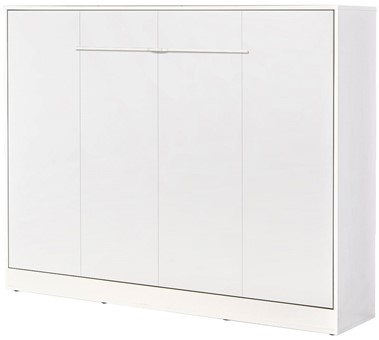 meble PEFE 140 półkotapczan poziomy łóżko chowane składane bez mat biały bi