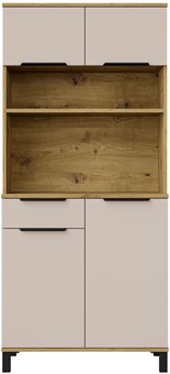 meble kuchenne SOLEA bufet 80 szafka kawiarka kredens dąb artisan cashmere