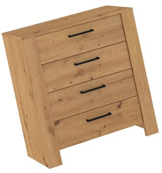 meble DELIS 05 komoda z szufladami do salonu sypialni dąb artisan