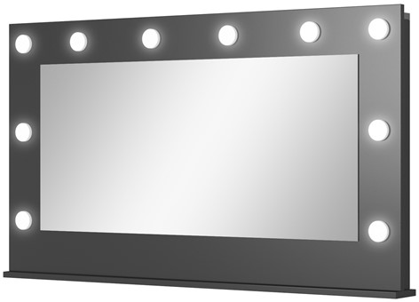 Meble IDA lustro z oświetleniem LED do toaletki antracyt