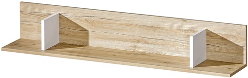 meble NICO 13 półka wisząca ścienna na książki zabawki dąb jasny biały