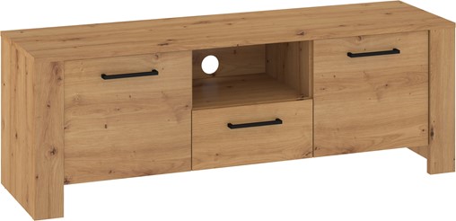 meble DELIS 10 komoda stolik szafka RTV 140 dąb artisan