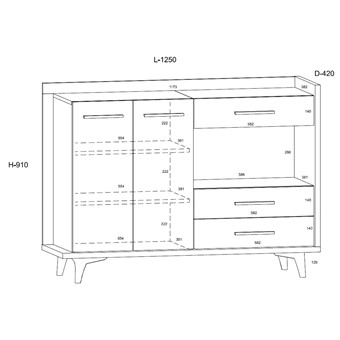 meble BOX _02 komoda 2d3s