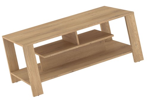 meble DELIS 06 ława stolik kawowy z półką do salonu dąb cremona