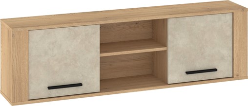 meble MIGES 13 szafka półka wisząca ścienna dąb cremona granada migdał