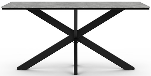 WERO nowoczesny loftowy stół do salonu jadalni 160x90 beton czarny