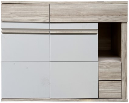 meble SOLO 12 komoda z szufladami drzwiami do salonu riva cashmere kaszmir