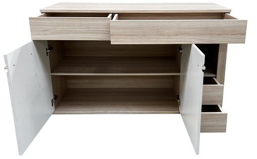 meble SOLO 12 komoda z szufladami drzwiami do salonu riva cashmere kaszmir