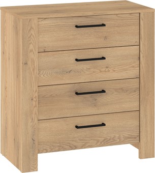 meble DELIS 05 komoda z szufladami do salonu sypialni dąb cremona