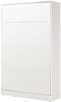 meble PEFE 120 półkotapczan pionowy łóżko chowane w szafie bez mat biały bi