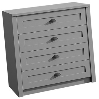 meble PROWANSJA K4 komoda z szufladami do salonu sypialni szara grey