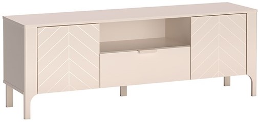 meble MELMI 05 stolik komoda szafka RTV z szufladą do salonu nóżkach kaszmi