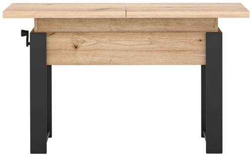 HUGO ławostół ława rozkładana podnoszona stolik kawowy dąb artisan czarny