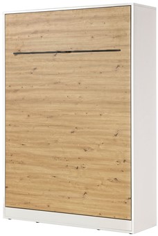 meble PEFE 140 półkotapczan pionowy łóżko chowane w szafie b. mat artisan c