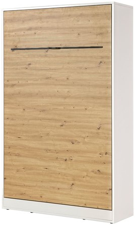 meble PEFE 120 półkotapczan pionowy łóżko chowane w szafie b. mat artisan c