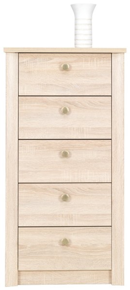 meble FINEZJA 07 komoda wąska dąb sonoma