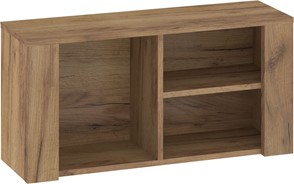 meble DELIS 07 półka wisząca ścienna do salonu dąb craft złoty