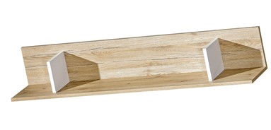 meble NICO 13 półka wisząca ścienna na książki zabawki dąb jasny biały
