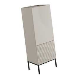 meble KOME 04 komoda szafka z drzwiami do salonu na nóżkach kaszmir