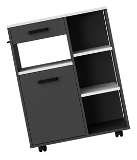 meble kuchenne LINDA roller 70 szafka kawiarka kredens antracyt beton smart