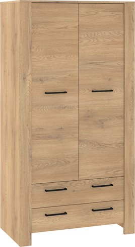 meble DELIS 12 szafa z szufladami do przedpokoju salonu dąb cremona