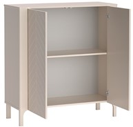 meble MELMI 02 szafka komoda z drzwiami do salonu sypialni na nóżkach kaszm