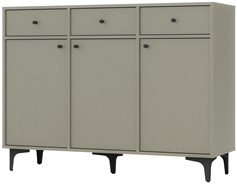 meble TOKYO 827 duża komoda z szufladami na nóżkach eukaliptus N1
