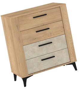 meble MIGES 05 komoda z szufladami do salonu sypialni dąb cremona granada m