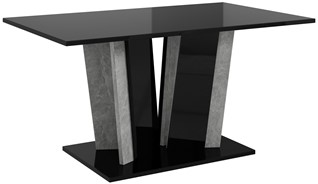 DO2 ława nowoczesny stolik kawowy 100x60 do salonu czarny połysk beton