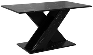 TX1 ława nowoczesny stolik kawowy 110x60 do salonu marmur royal czarny