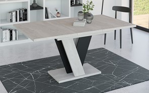 VINEY nowoczesny stół rozkładany do salonu jadalni 120x90 K350 beton czarny
