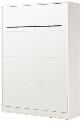 meble PEFE 140 półkotapczan pionowy łóżko chowane w szafie bez mat biały cz