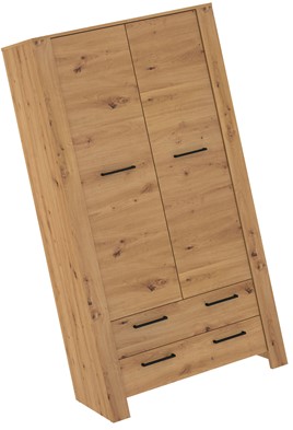 meble DELIS 12 szafa z szufladami do przedpokoju salonu dąb artisan