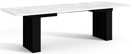 CO1 nowoczesny stół rozkładany do salonu kuchni jadalni 160/240x80 mar/czar