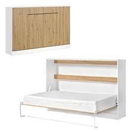 meble PEFE 120 półkotapczan poziomy łóżko chowane składane b. mat artisan c