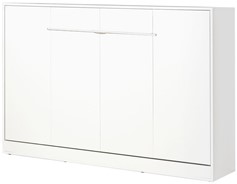 meble PEFE 120 półkotapczan poziomy łóżko chowane składane bez mat biały bi