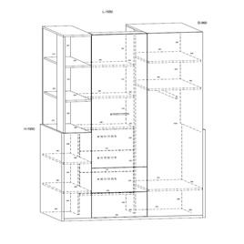 meble HEY _21 szafa 155