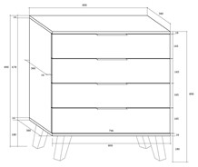 meble VENS 04 komoda 4S