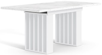 CO1 nowoczesny stół rozkładany do salonu kuchni jadalni 160/240x80 mar/biał
