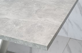 DUBAI nowoczesny stół rozkładany do salonu jadalni 120x80 beton biały