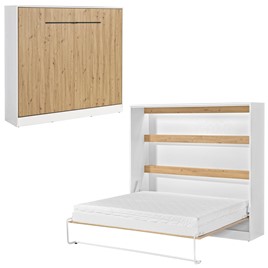 meble PEFE 160 półkotapczan poziomy łóżko chowane składane b. mat artisan c