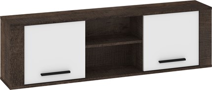 meble MIGES 13 szafka półka wisząca ścienna dąb grange biały połysk