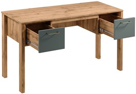 meble INDYGO B2S biurko młodzieżowe z szufladami do pracy nauki wotan ziele